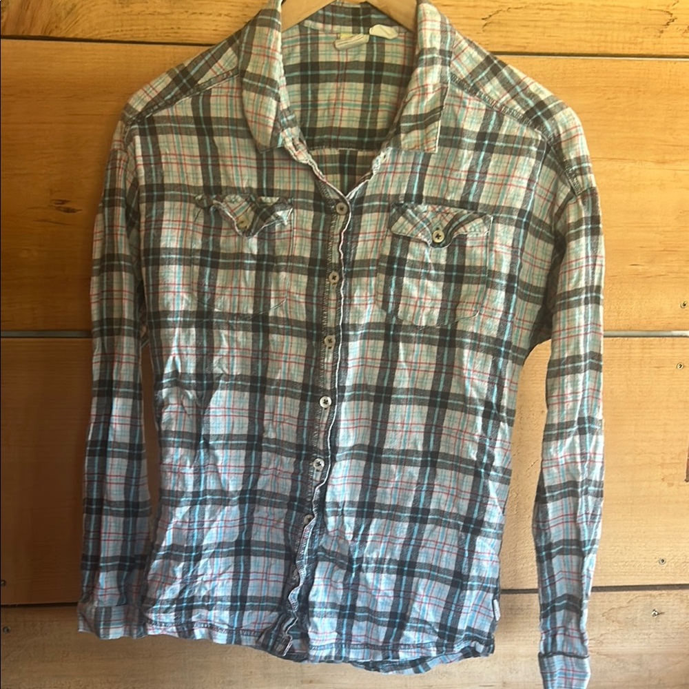 Billabong Plaid Flannel Shirt
